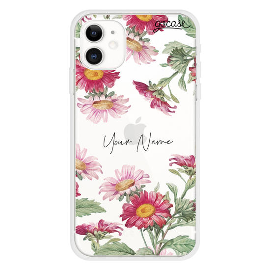 Garden of daises handwritten Phone Case