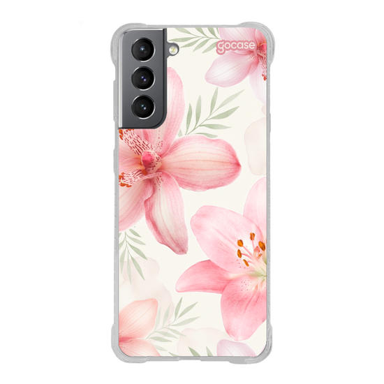 Capinha para celular  Jardim de Hibisco