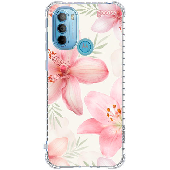 Capinha para celular  Jardim de Hibisco