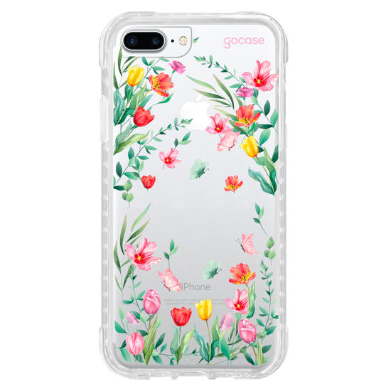 Capinha para celular  Jardim de Tulipas