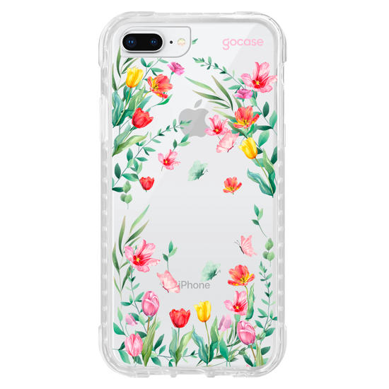 Capinha para celular  Jardim de Tulipas