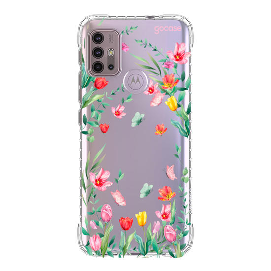 Capinha para celular  Jardim de Tulipas
