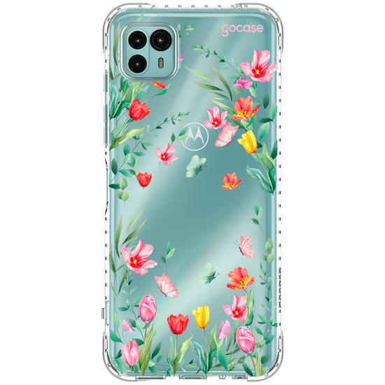 Capinha para celular  Jardim de Tulipas