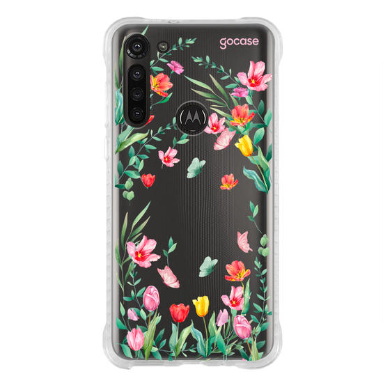 Capinha para celular  Jardim de Tulipas