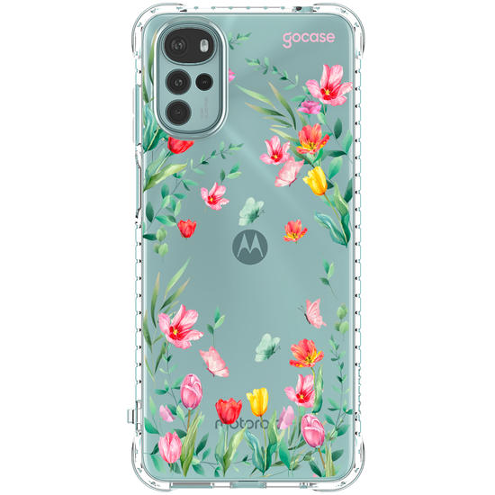 Capinha para celular  Jardim de Tulipas