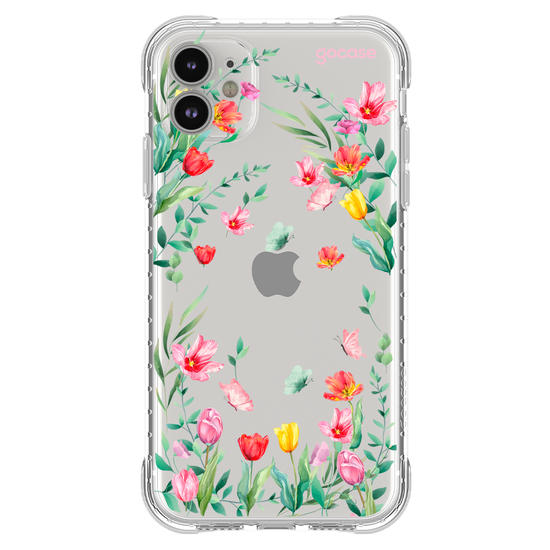 Capinha para celular  Jardim de Tulipas