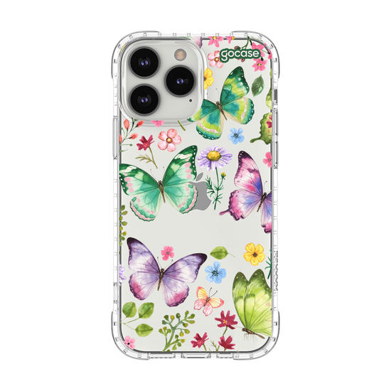 Capinha para celular  Jardim e Borboletas
