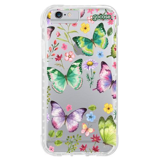 Capinha para celular  Jardim e Borboletas