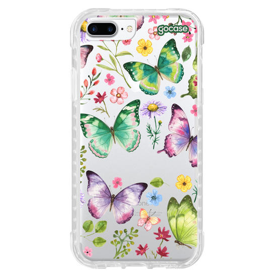 Capinha para celular  Jardim e Borboletas