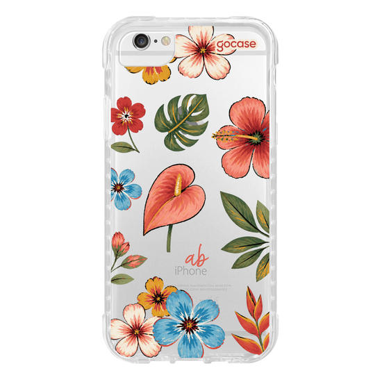 Capinha para celular  Jardim Pintado À Mão