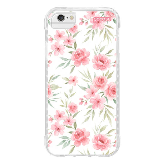 Capinha para celular  Jardim Rosa Delicado
