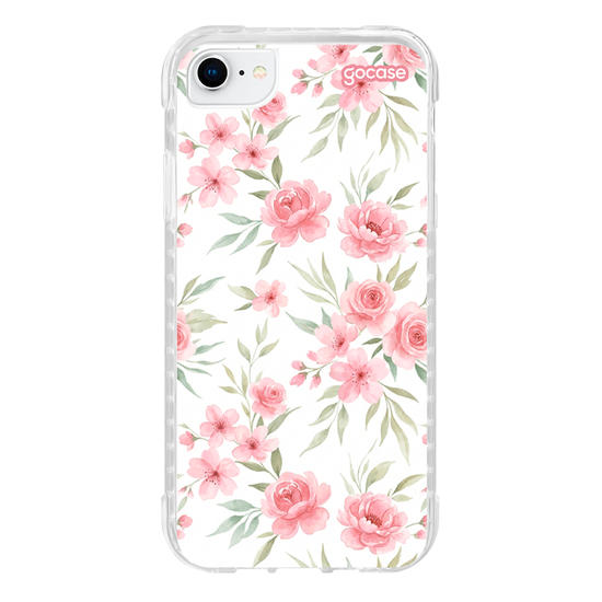 Capinha para celular  Jardim Rosa Delicado