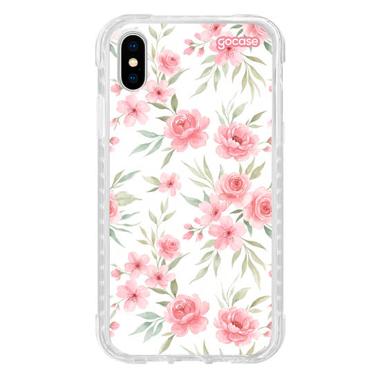 Capinha para celular  Jardim Rosa Delicado