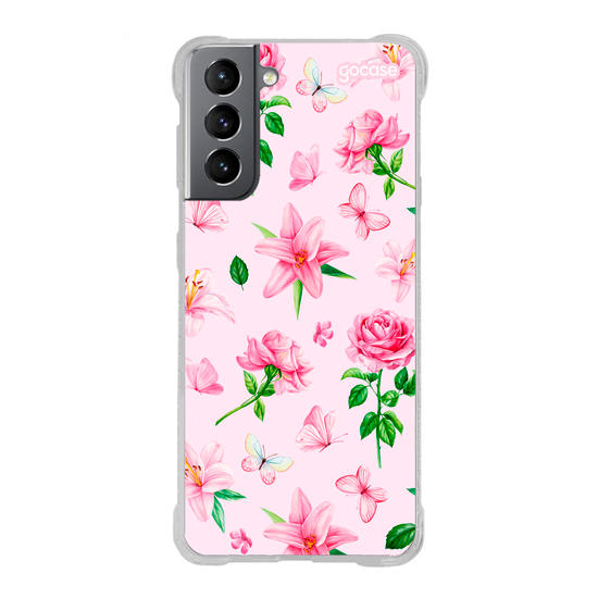Capinha para celular  Jardim Rosa