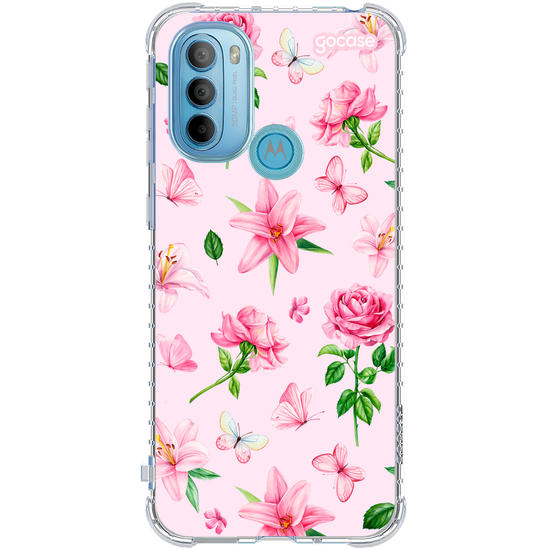 Capinha para celular  Jardim Rosa