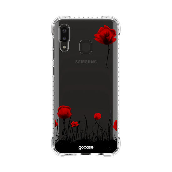 Capinha para celular Jardim de Rosas Vermelhas