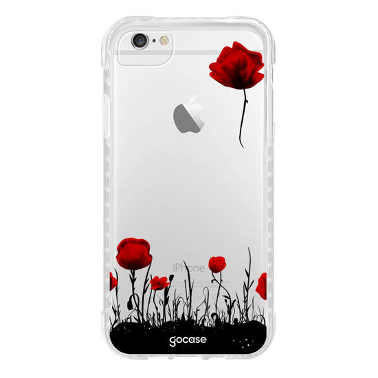 Capinha para celular Jardim de Rosas Vermelhas