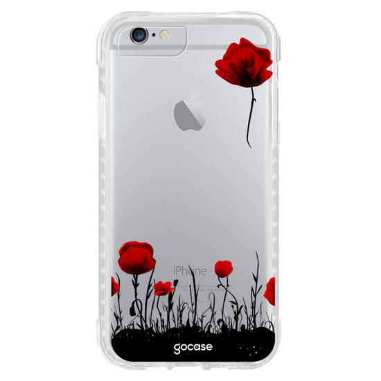 Capinha para celular Jardim de Rosas Vermelhas