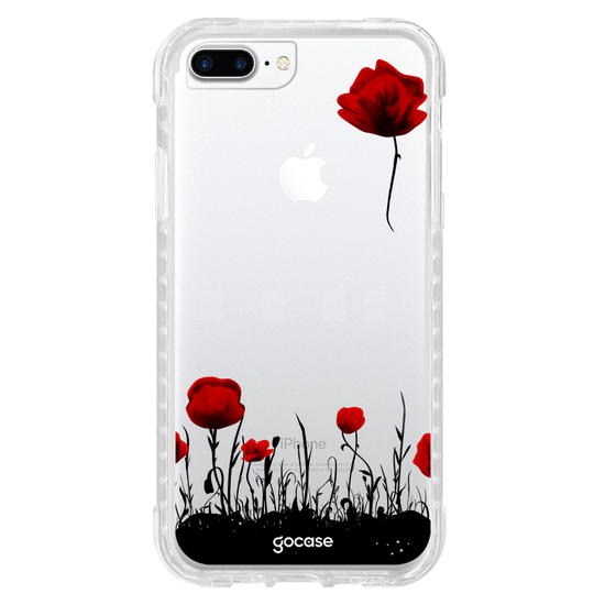 Capinha para celular Jardim de Rosas Vermelhas
