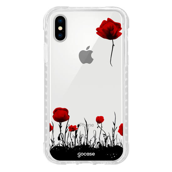 Capinha para celular Jardim de Rosas Vermelhas