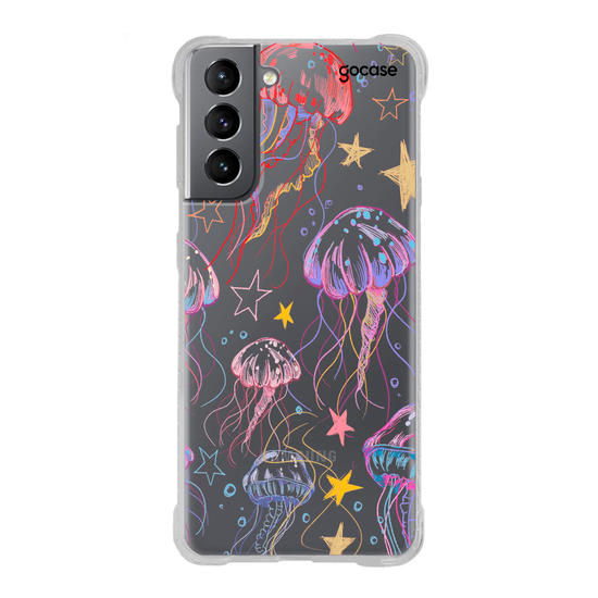 Capinha para celular  Jellyfish Drawing