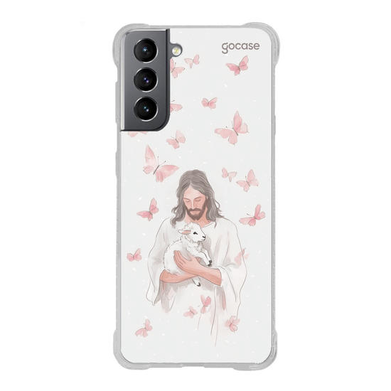 Capinha para celular  Jesus and Butterflies Capinha para celular  Jesus and Butterflies
