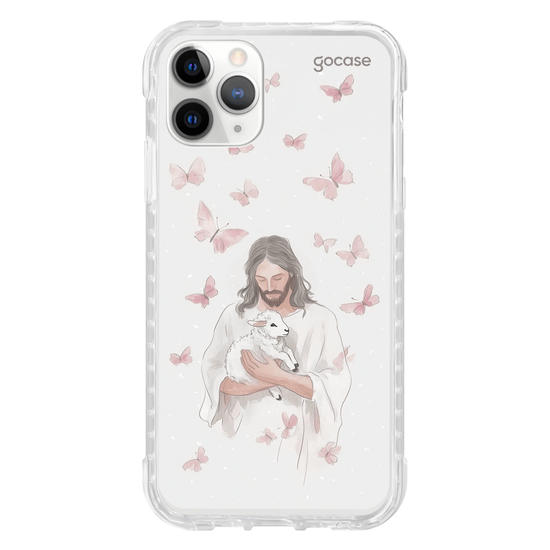 Capinha para celular  Jesus and Butterflies
