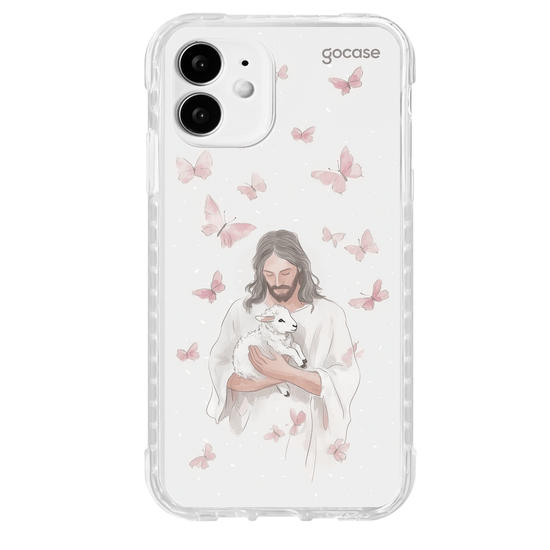 Capinha para celular  Jesus and Butterflies