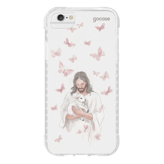 Capinha para celular  Jesus and Butterflies