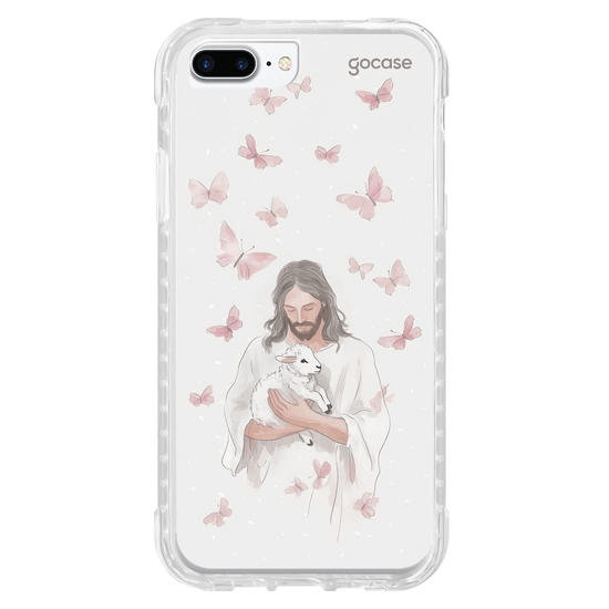 Capinha para celular  Jesus and Butterflies