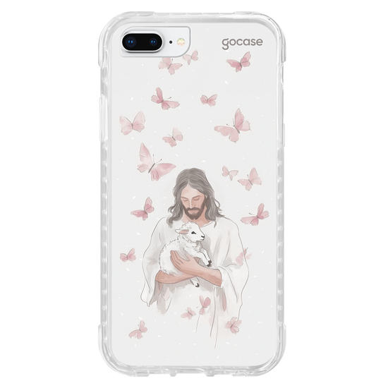 Capinha para celular  Jesus and Butterflies