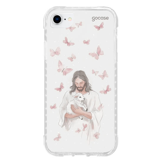 Capinha para celular  Jesus and Butterflies