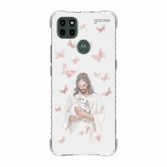 Capinha para celular  Jesus and Butterflies