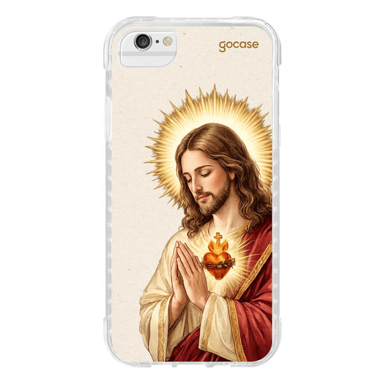 Capinha para celular  Jesus Cristo - Aquarela