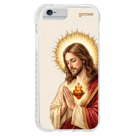 Capinha para celular  Jesus Cristo - Aquarela