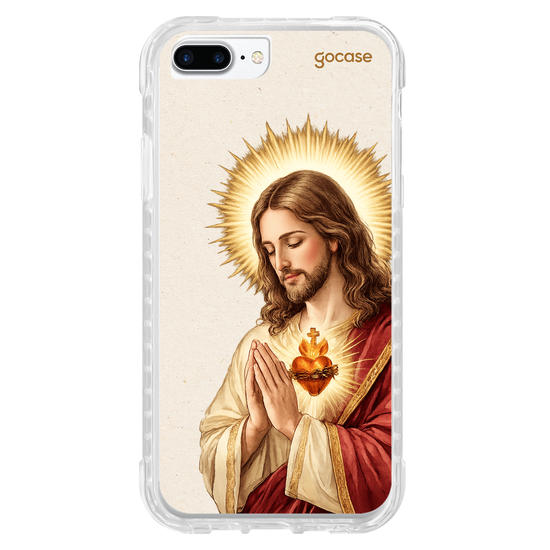 Capinha para celular  Jesus Cristo - Aquarela