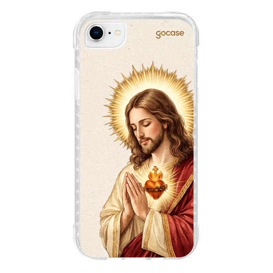 Capinha para celular  Jesus Cristo - Aquarela