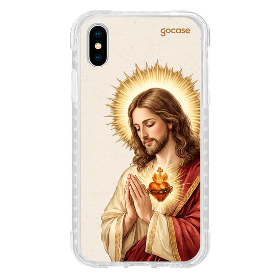 Capinha para celular  Jesus Cristo - Aquarela