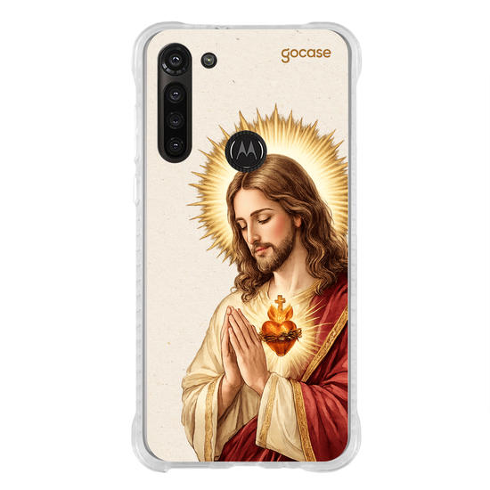 Capinha para celular  Jesus Cristo - Aquarela