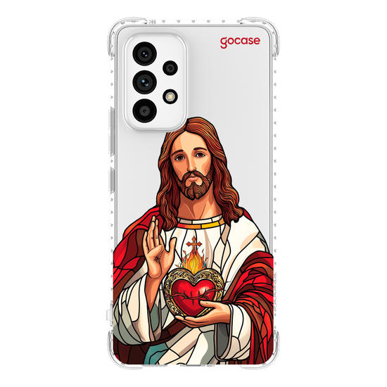 Capinha para celular  Jesus Cristo Vitral