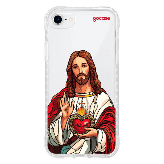 Capinha para celular  Jesus Cristo Vitral