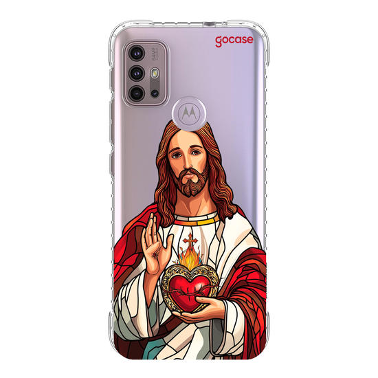 Capinha para celular  Jesus Cristo Vitral