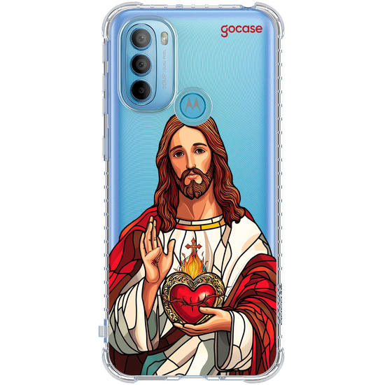 Capinha para celular  Jesus Cristo Vitral