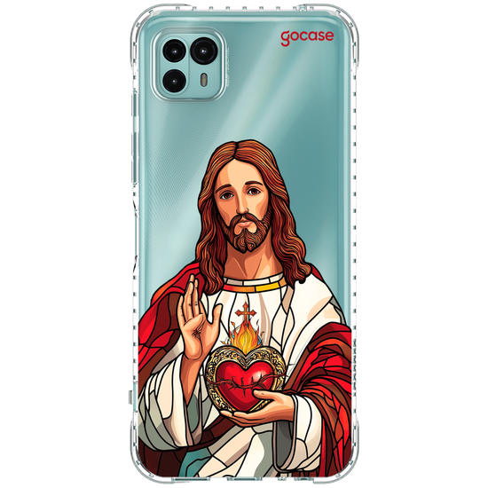 Capinha para celular  Jesus Cristo Vitral