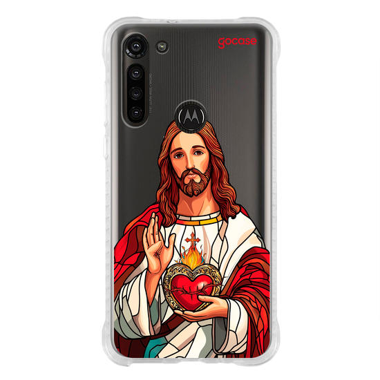 Capinha para celular  Jesus Cristo Vitral