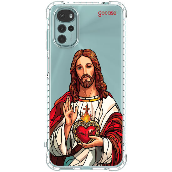 Capinha para celular  Jesus Cristo Vitral