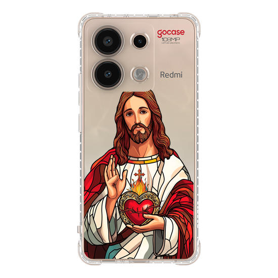 Capinha para celular  Jesus Cristo Vitral