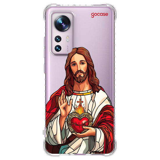 Capinha para celular  Jesus Cristo Vitral