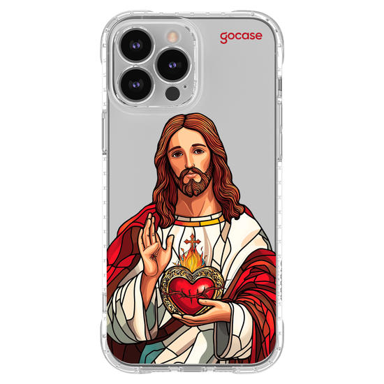Capinha para celular  Jesus Cristo Vitral