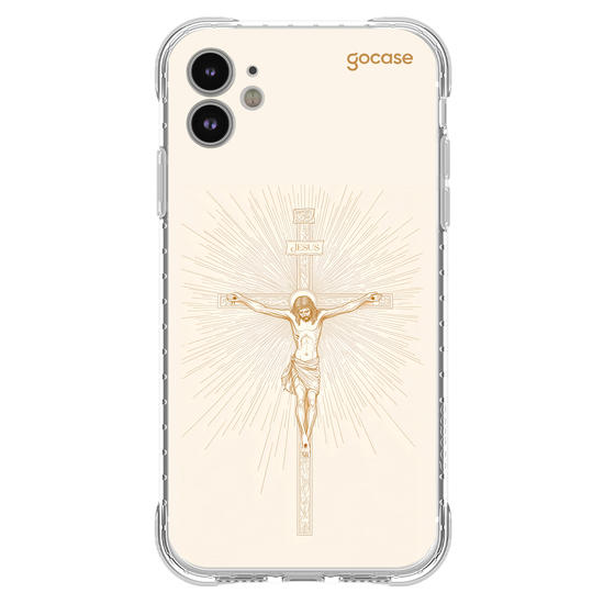 Capinha para celular  Jesus Crucificado Lineart